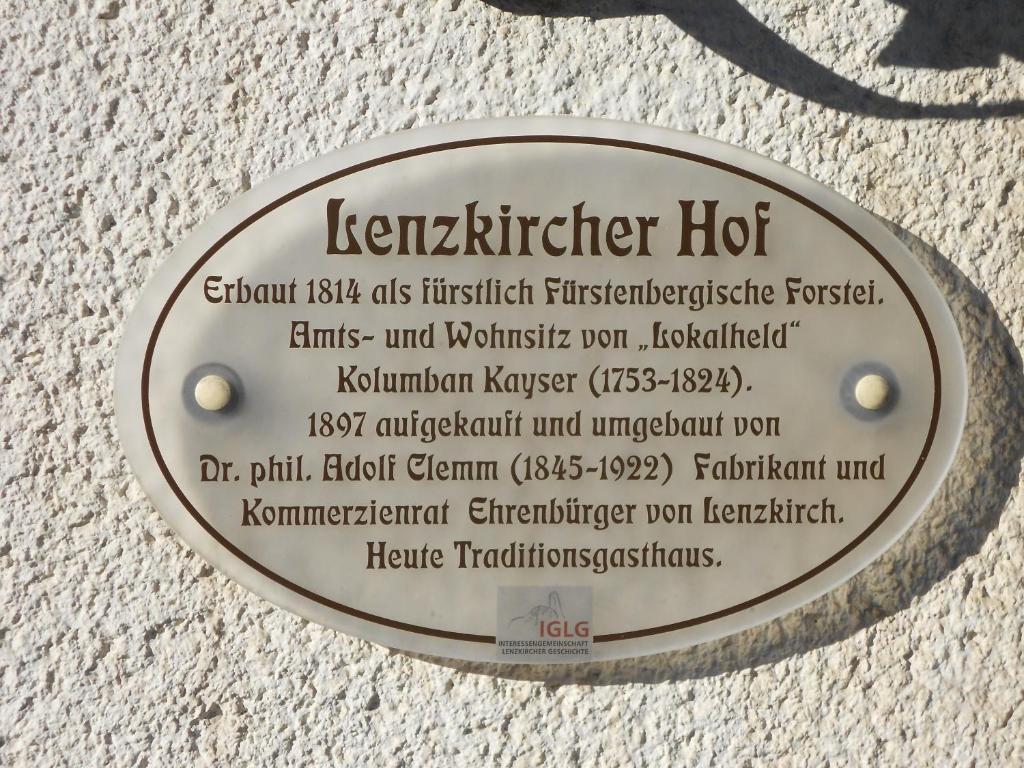 Lenzkircher Hof Kültér fotó
